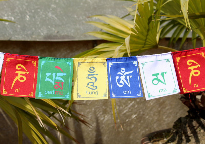 Om Mani Indoor Prayer Flags