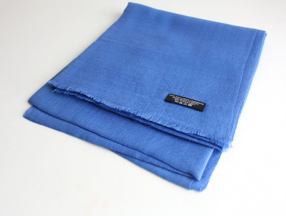 Exclusive Blue Cashmere Shawl - nepacrafts
