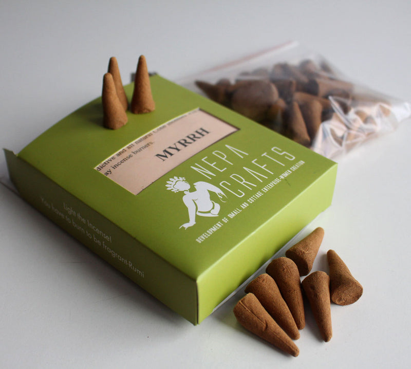 Myrrh Cone Incense - nepacrafts