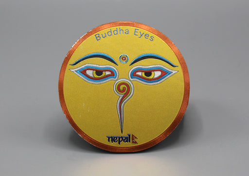 Buddha Eyes Printed Aluminium Fridge Magnets - nepacrafts