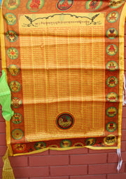 Windhorse Prayer Flags with Eight Auspicious Symbol - nepacrafts