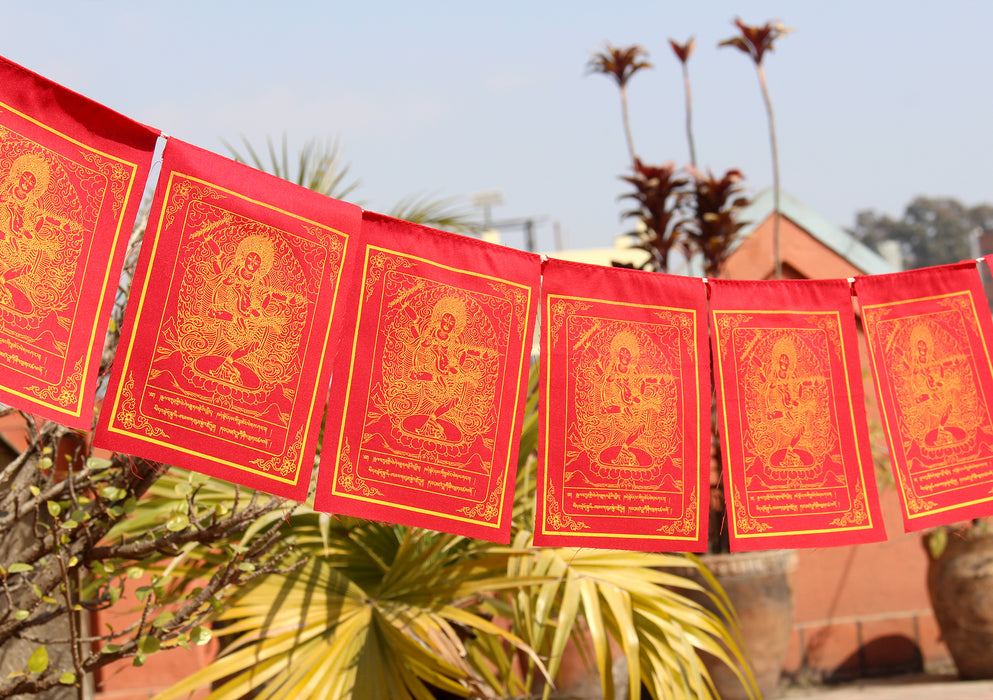Yidam Kurukulle Tibetan Prayer Flags