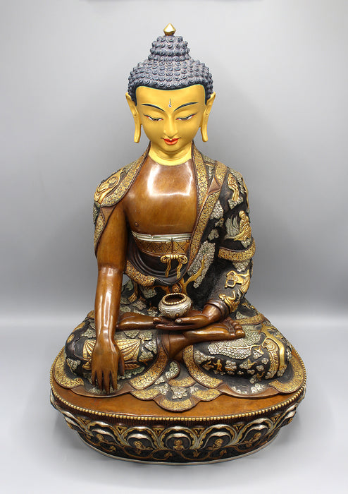 Masterpiece Shakyamuni Buddha's Life Carving Statue - nepacrafts