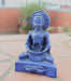 Lapis Toned Emaciated Meditating Buddha Resin Statue RST014BL - nepacrafts