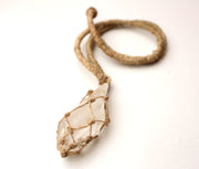Primitive Arrowhead Clear Stone Pendant - nepacrafts