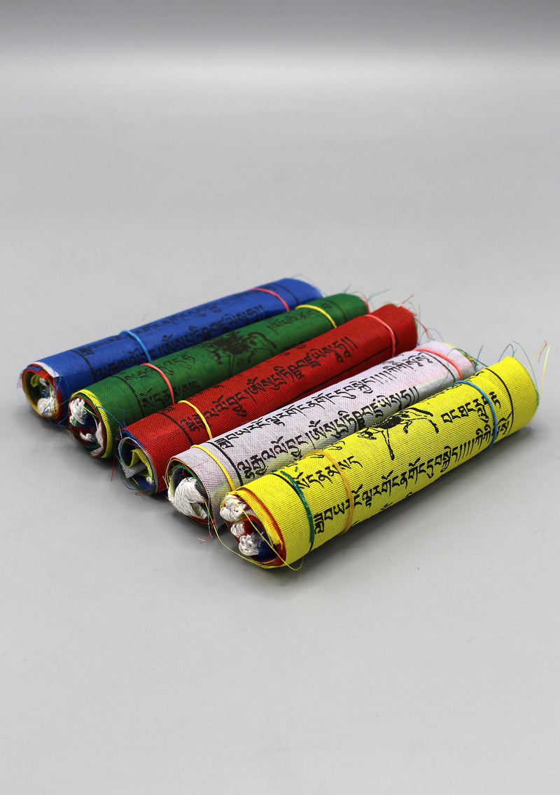 Five Rolls of Polyester Windhorse Prayer Flags