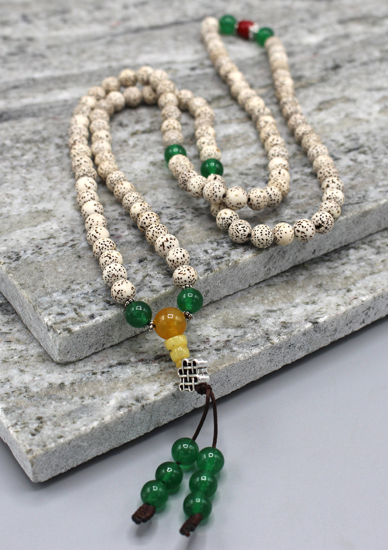 Tibetan Lotus Seed  Prayer Beads Mala