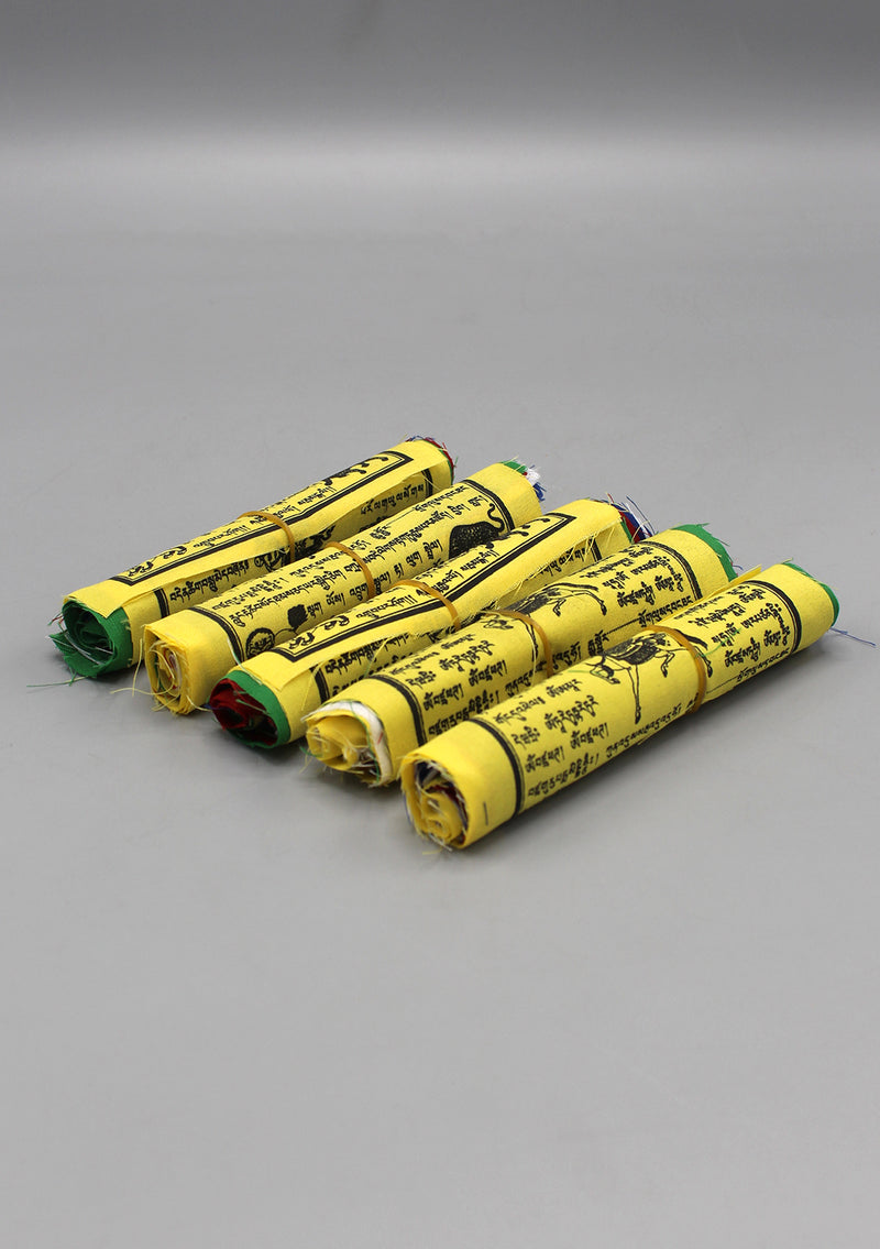 5 Rolls of Small Combo Prayer Flags, Tibetan Flags