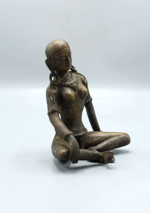 Handmade Bronze Tara Statue 5.5"
