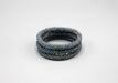 Gray and Blue Multicolor Roll on Bracelet - nepacrafts