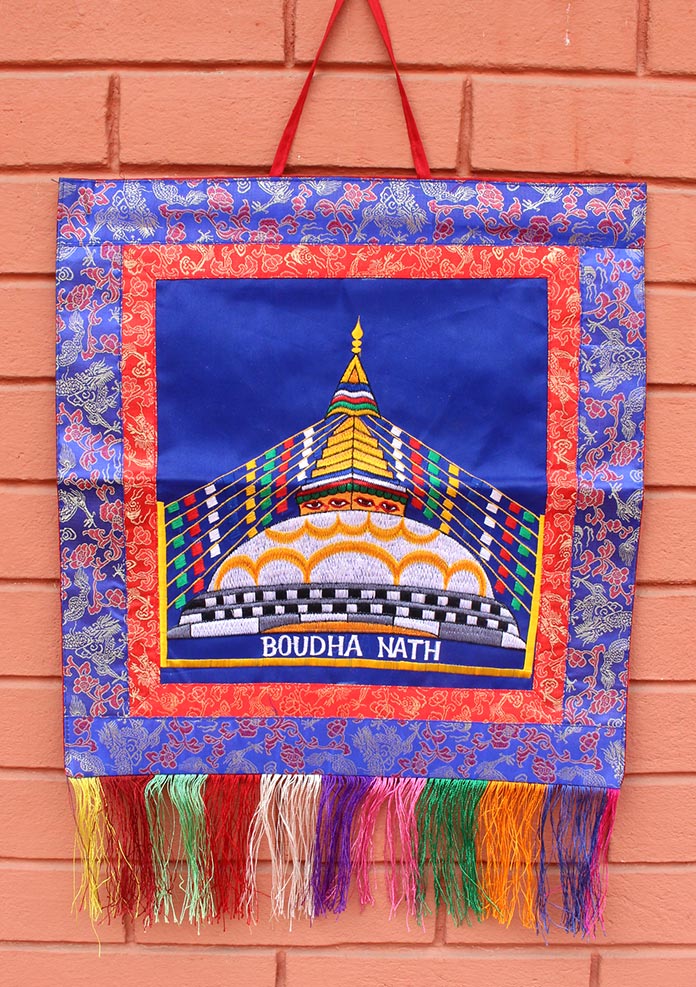 Bouddha Nath Embroidery Wall Hanging (Large)