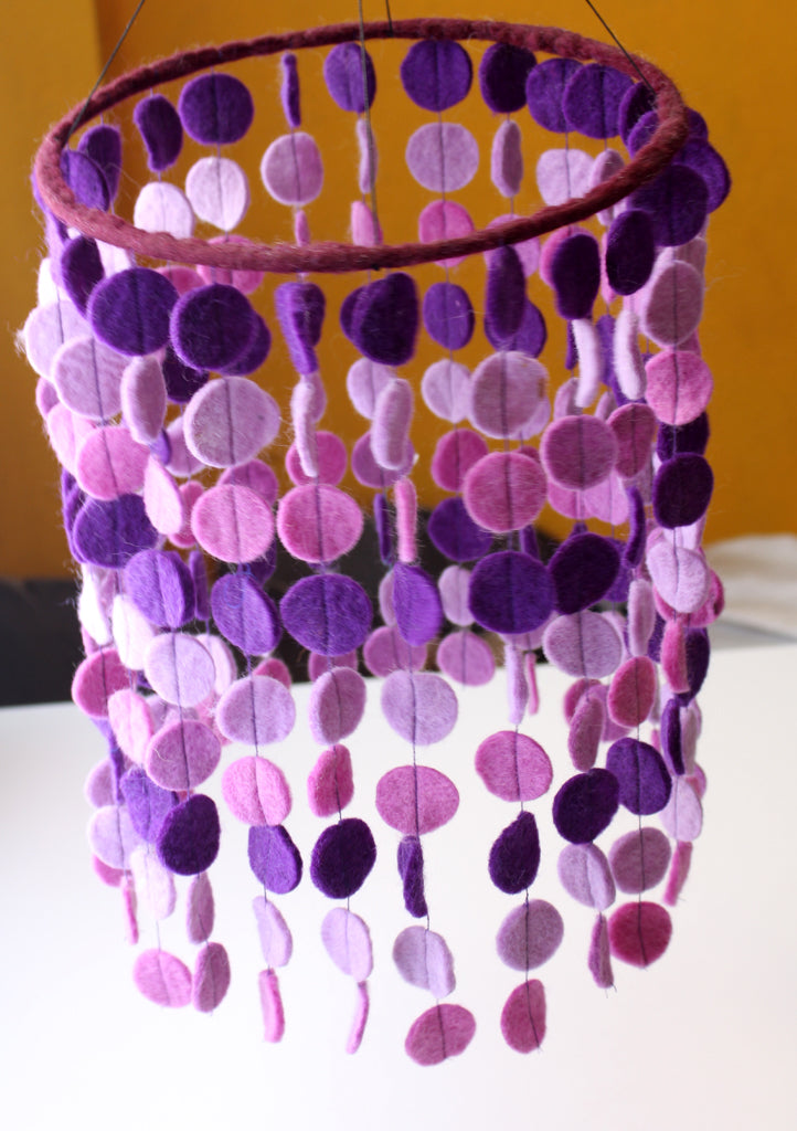 Elegant Felt Multicolor Ceiling Hanging Decor - nepacrafts