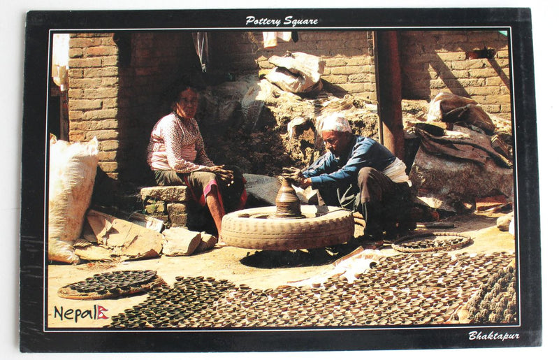 The Pottery Square Nepal Postcard - nepacrafts