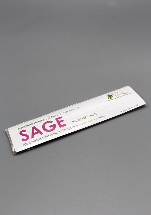 NepaCrafts Handmade Sage Flora Extract Incense - nepacrafts