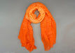 Soft Orange Women's Cotton Scarf - nepacrafts
