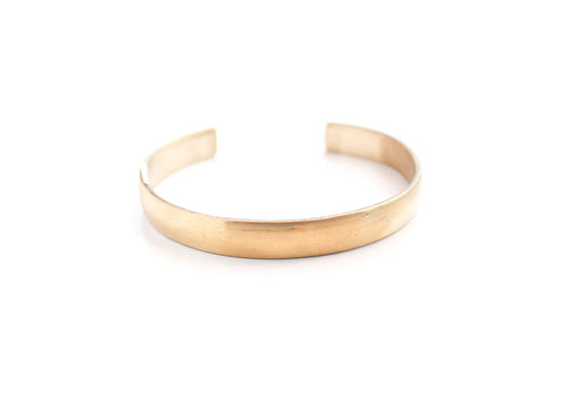 Plain Brass Unisex Healing Bangle - nepacrafts