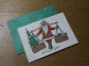 Santa Claus in Nepalese Attire Christmas Greeting Cards - nepacrafts