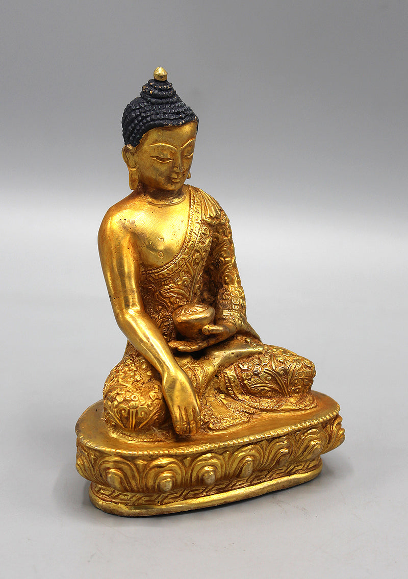 Fully Gold Plated Shakyamuni Statue BST008