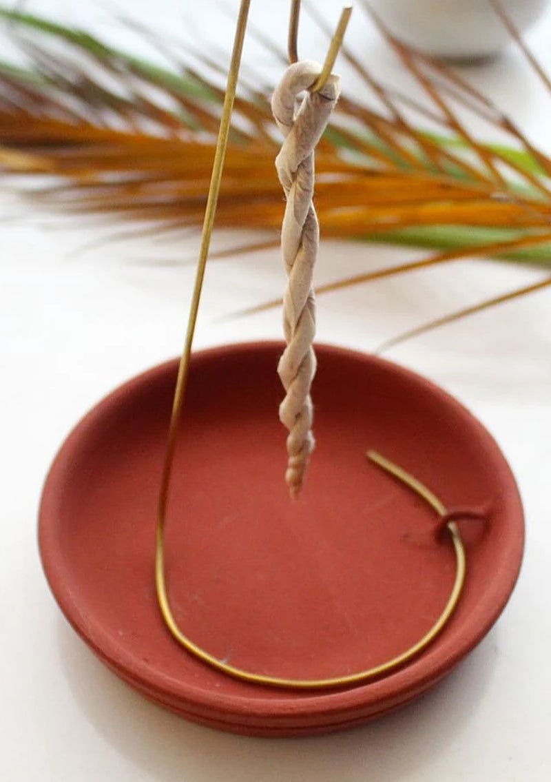 Ceramic  Rope Incense Burner