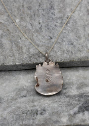 Four Armed Hindu Lord Ganesh Sterling Silver Pendant - nepacrafts
