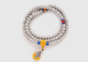 Affordable Faux Lotus Prayer Mala - nepacrafts