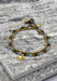 Multicolor Glass and Brass Beads Summer Anklet - nepacrafts