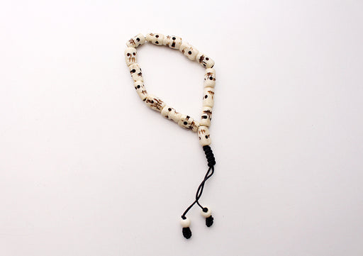 Unique Hand carved White Skull Wrist Bracelet - nepacrafts