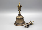 Buddhist Ritual Item Tibetan Bell and Dorjee Set - nepacrafts