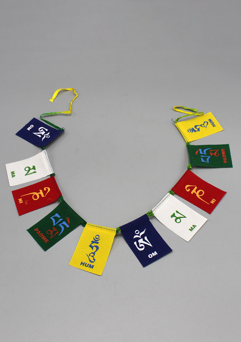 Om Mani Baby Velvet Prayer Flags