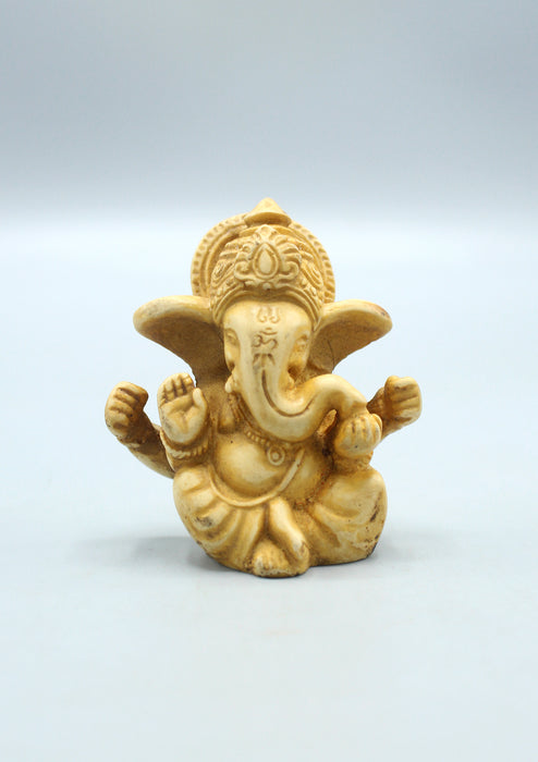 Resin Mini Ganesha  Statue 2.5" H