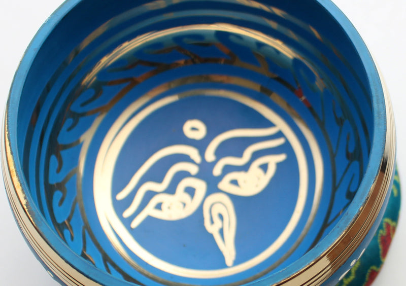 Buddha Eyes Painted Singing Bowl 3.5" - nepacrafts