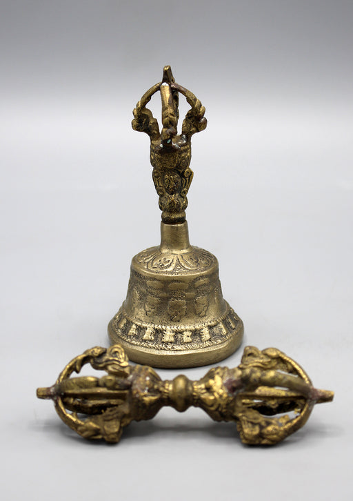 Mini Tibetan Bell and Dorjee Set - nepacrafts