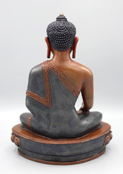 Copper Oxidized Shakyamuni Buddha Statue - nepacrafts