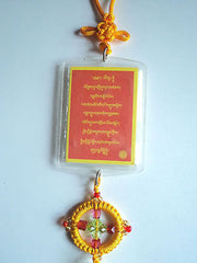 Guru Padmasambhava Car Hanging Protection Amulet - nepacrafts