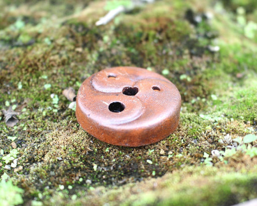 Mini Round Yin Yang Clay Incense Burner - nepacrafts