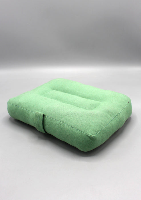 Light Green Cotton Meditation Cushion