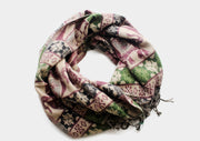 Soft and Beautifully Hand Loomed Elephant Design Yak Wool Shawl - nepacrafts