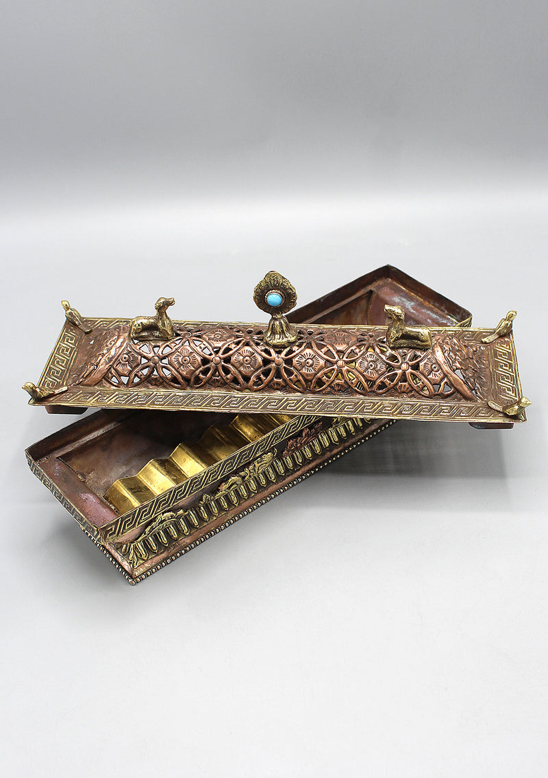 8 Auspicious Symbol Carving Large Potala Incense Burner