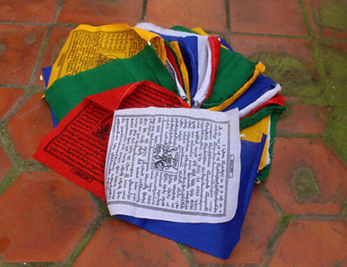 Cotton Tibetan Prayer Flags-Medium size
