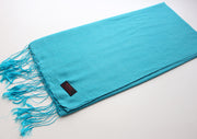 Turquoise Water Pashmina Shawl - nepacrafts