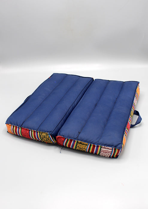 Blue Foldable Large Mediation and Yoga Cushion
