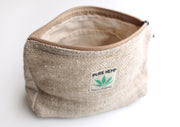 Hemp Money/Cosmetics Zipper Clutch Purse - nepacrafts