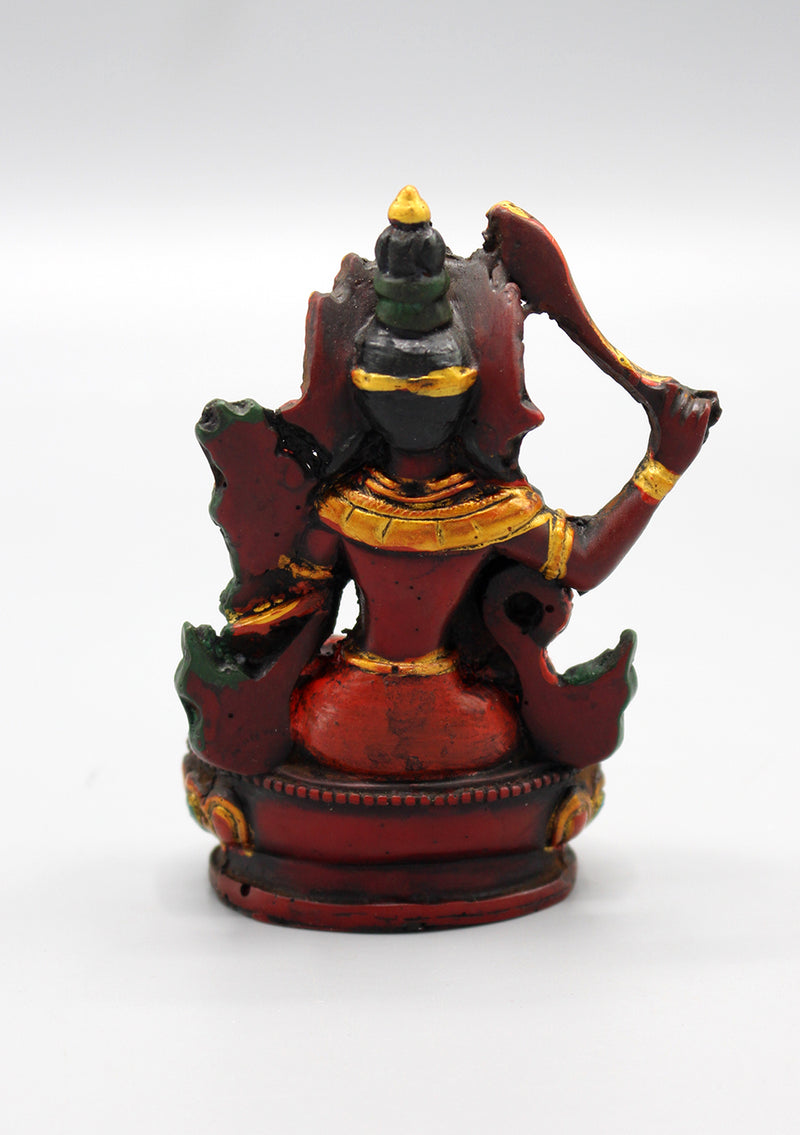 Resin Hand-painted Tibetan Manjushree Statue