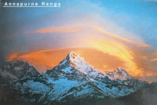 Majestic Annapurna Range Postcard Nepal - nepacrafts