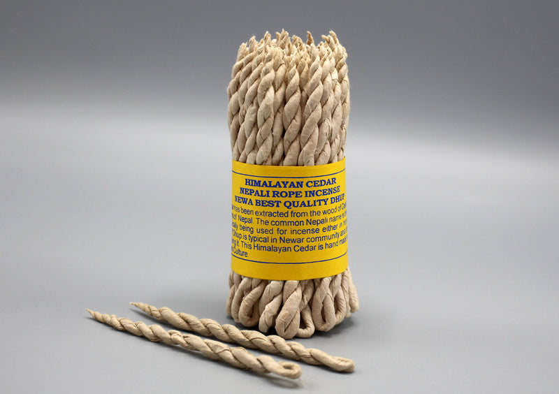 Himalayan Cedar Nepali Rope Incense - nepacrafts