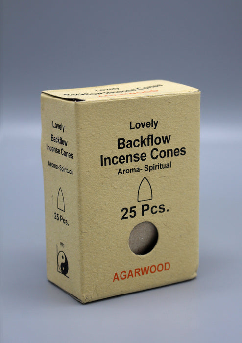 Agarwood Spiritual Aroma Back Flow Cone Incense - nepacrafts