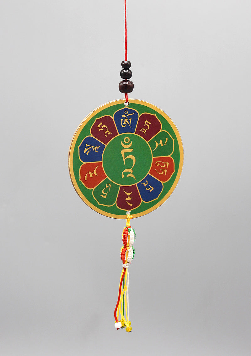 Green Tara Tibetan Car Hanging Amulet