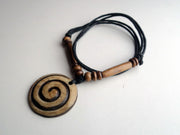 Spiral Design Bone Necklace - nepacrafts