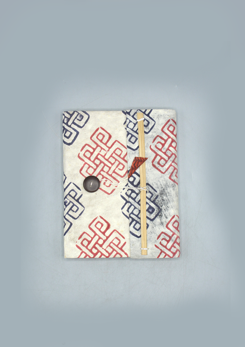 Endless Knot Lokta Journal Book Nepal