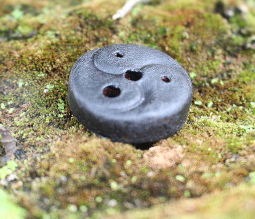 Mini Round Yin Yang Clay Incense Burner - nepacrafts